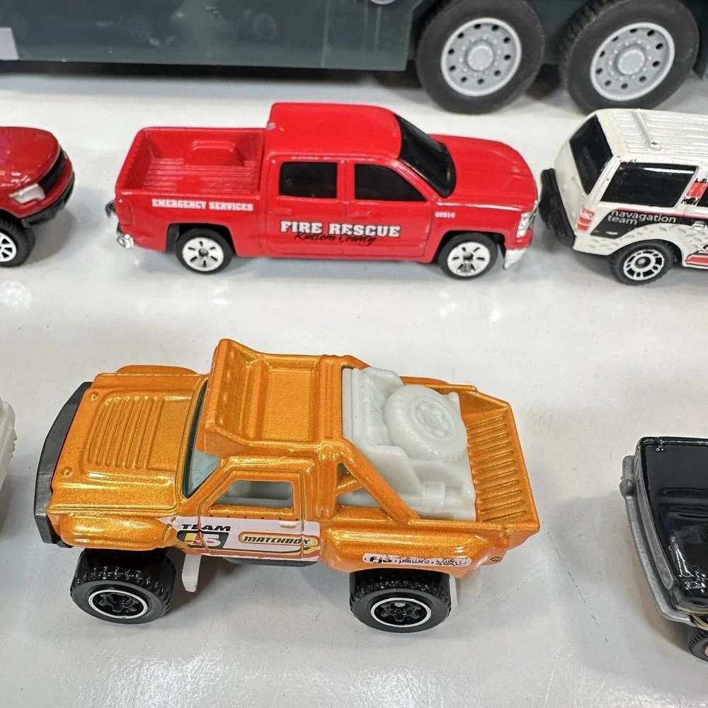 Transporter Toy Truck with 12 Cars Matchbox and More Racing and Offroad Play Set